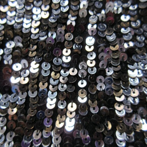 NWT Equipment Abeline in Chrome Sequin Boxy Bell Sleeve Top XS $348 - Picture 4 of 8